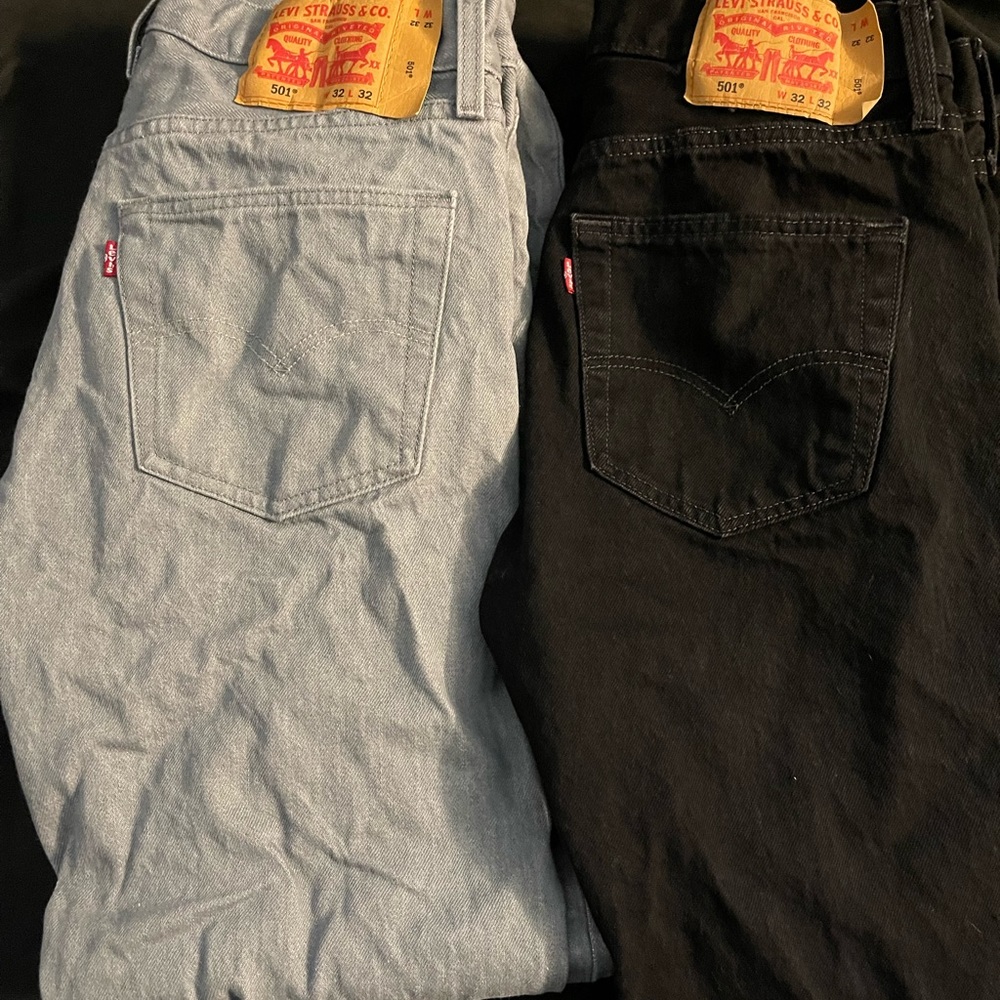 501 grey and black